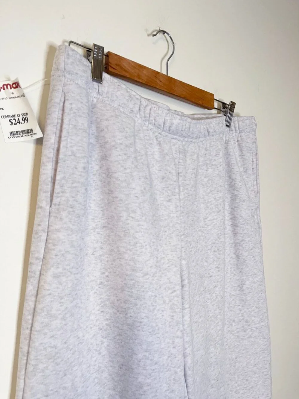 Lot of 2 Women's Lounge Pants XL Since Forever Gray Fleece & Navy Polka Dot NWT